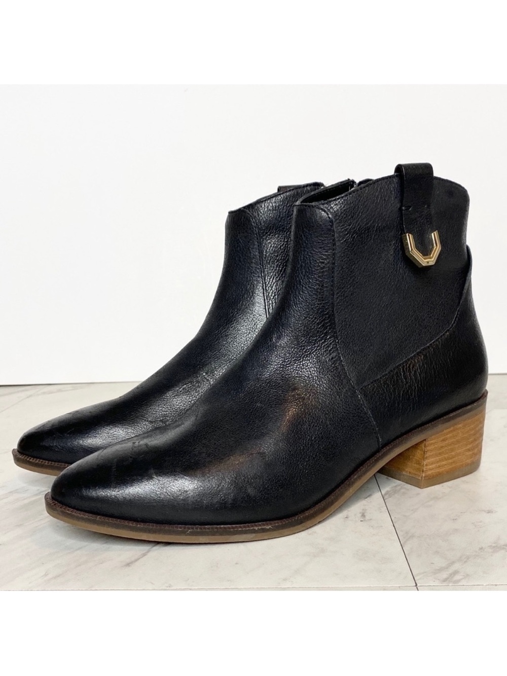 Cole Haan Maci Black Leather Bootie 8B